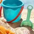 thumbnail image 4 of Juego de juguetes de arena con palas, rastrillo y balde: juego de 9 piezas junto al mar para aventuras de castillos de arena para niños y diversión en la playa, 4 of 5