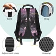 thumbnail image 4 of Yspwyqan Starry Axolotl Backpack Set for School, Pink Glitter Girls Backpack with Lunch Box Water Bottle, 17 Inch Large Capacity Adjustable Straps Daypack for Hiking, 4 of 7