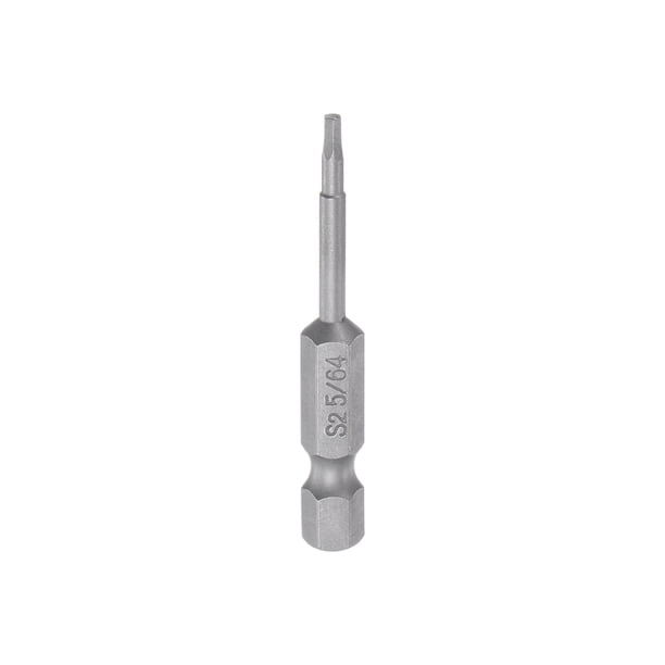 5/64" Hexagonal Destornillador Taladro SAE 1/4" Hexagonal Vástago 2" Longitud Magnético S2 Acero Potencia Perforación taladros