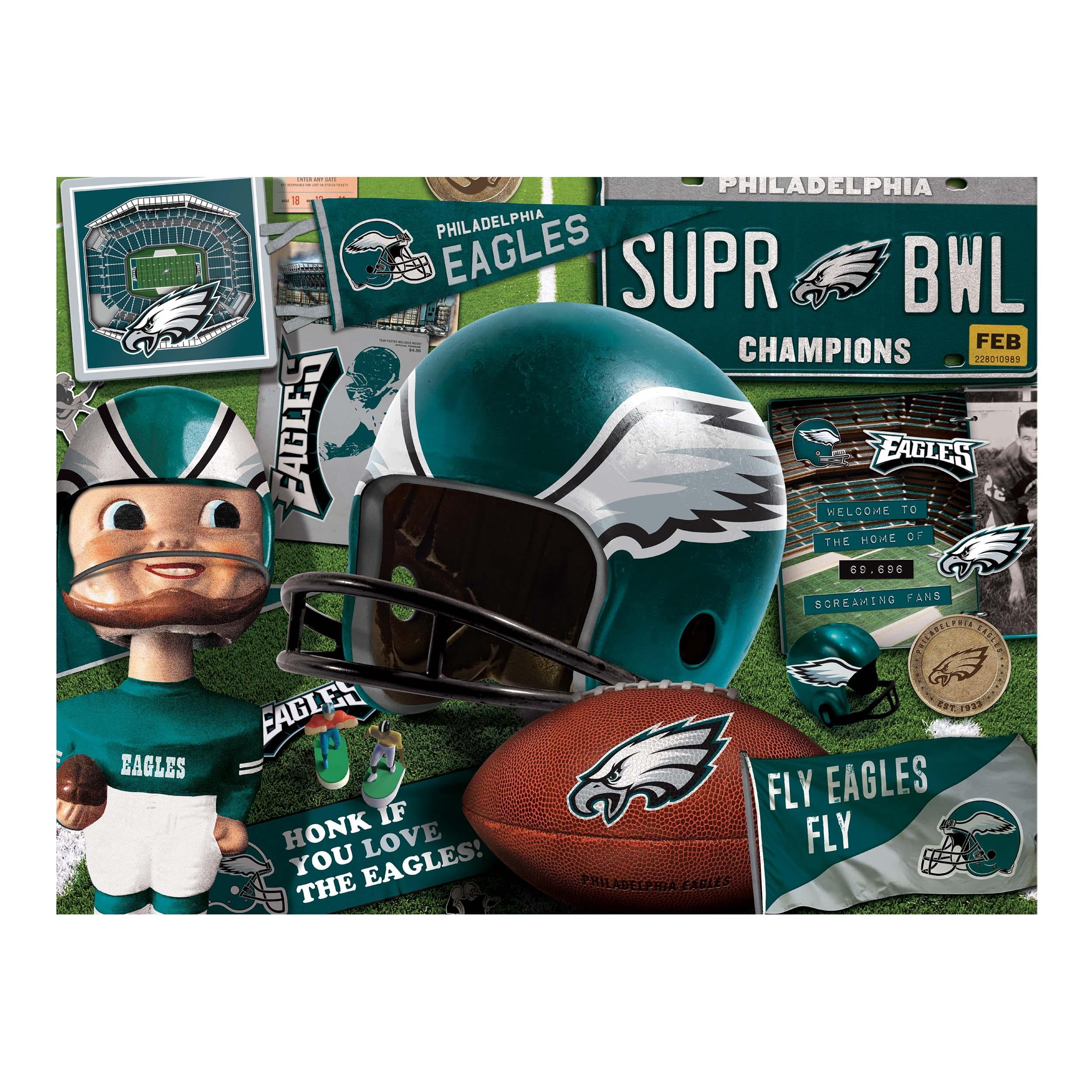 YouTheFan NFL Philadelphia Eagles Retro Series Puzzle – 500 PC
