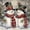 JK447-1, variant on Christmas Village 5D DIY Diamond Painting Set, Snow Scene Diamond Painting Set, suitable for beginners, full diamond winter dot painting gemstone art set, home wall decoration, frameless.