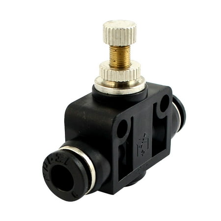 - Unique Bargains 6mm Connecting T-joint 2-Way Flow Limiting Pneumatic Valve Speed Controller