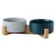 thumbnail image 1 of dobles para perros y gatos, juego de de agua y comida Gris Zulema Comedero para mascotas, 1 of 7