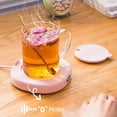 thumbnail image 3 of Mug Warmer, Coffee Warmer for Desk with Timer & 3 Temperature Control, Candle Warmer Plate with Auto Shut Off, Smart Cup Warmer for Coffee, Milk, Tea, Cocoa, Water, 3 of 6