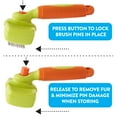 thumbnail image 5 of Rinse Ace Self-Cleaning Retractable Dog and Pet Brush, Small, 5 of 9