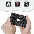 thumbnail image 6 of ZICANCN Outlet Covers Wall Plate, Paisley Black Abstract Aesthetic Light Switch Cover Decorative, Duplex Toggle Combo 1-Gang, 6 of 9