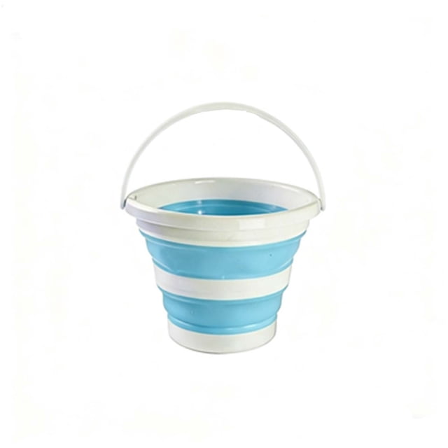Foldable Plastic Water Bucket for Car Fishing Outdoor Use, Thickened Portable Small Bucket, 9.25x7.48 Inch
