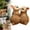 Brown, variant on Desktop Decor,Cute Couple Rabbit Home Decor Miniature Garden Figurines For Courtyards Display Pieces Perfect For Valentine's Day And Easter Decorations