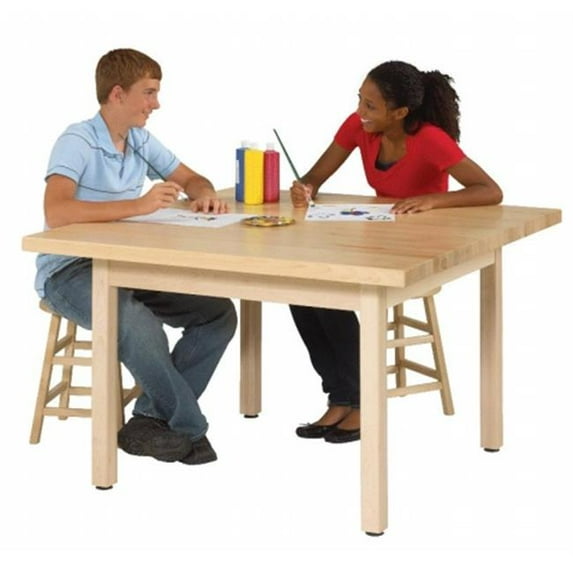 Diversified Woodcrafts WX4-P26 48 in. x 48 in. Elementary Four-Student Table