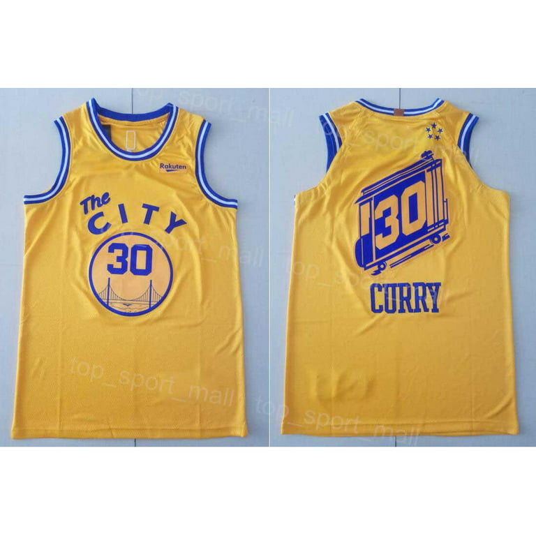 Source 2021 Stephen Curry yellow basketball jersey No. 30 polyester  basketball jersey quick-drying jersey for training and fitness on  m.