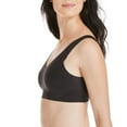 thumbnail image 2 of Hanes Soutien-Gorge Sans Armature Invisible Embrace Comfort Flex Fit pour Femmes, TG, Noir, 2 of 3
