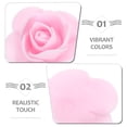 thumbnail image 3 of LOLIPPYY Pink Foam Artificial Flowers Head for Bridal Hair Clips and Wedding Accessories 500Pcs, 3 of 8