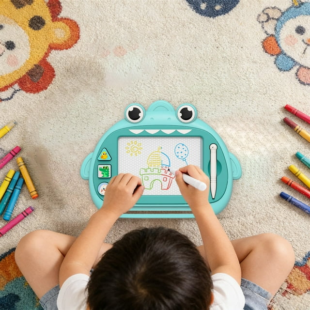 Aodebiao Magnetic Drawing Board for , Erasable Writing Board, Reusable Doodle Board, Travel Art Toy, Educational Learning Toy, Graffiti Sketch Pad, Magnetic Drawing Pad, Portable Drawing Board for s