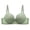 Green, variant on Womens Bras Comfortable Lace Padded Bras Adjustable Spaghetti Straps Underwire Bra Lift Up 3/4 Cup Lingerie 5XL