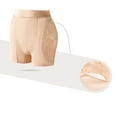 thumbnail image 3 of BLTIBY Women Butt Lifter Thicker Padded Shapewear Lace Underwear Seamless Fake Hip Enhancer Knickers Tummy Control Body Shaper Shorts Beige M, 3 of 9