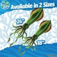 thumbnail image 2 of Real Planet 18" Green Squid Realistic Stuffed Animal, Marine Sea Life Plush Toy & STEM Learning Gift for Birthday Boys & Girls, 2 of 7