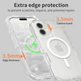 thumbnail image 2 of For iPhone 16 Plus Transparent Phone Case Compatible with MagSafe, Triple Layer Magnetic Charging Case, iPhone 16 Plus Heavy Duty Shockproof and Drop-Proof Phone Case, 6.7 inch, 2 of 6