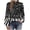 Black#06, variant on Fashion Womens Puff Long Sleeve Shirts Dressy Casual Fall Spring Mock Neck Ruched Pleated Front Tunic Blouse Loose Fit Graphic T-Shirts Trendy Smocked Cuffs Tops White#02 XXL