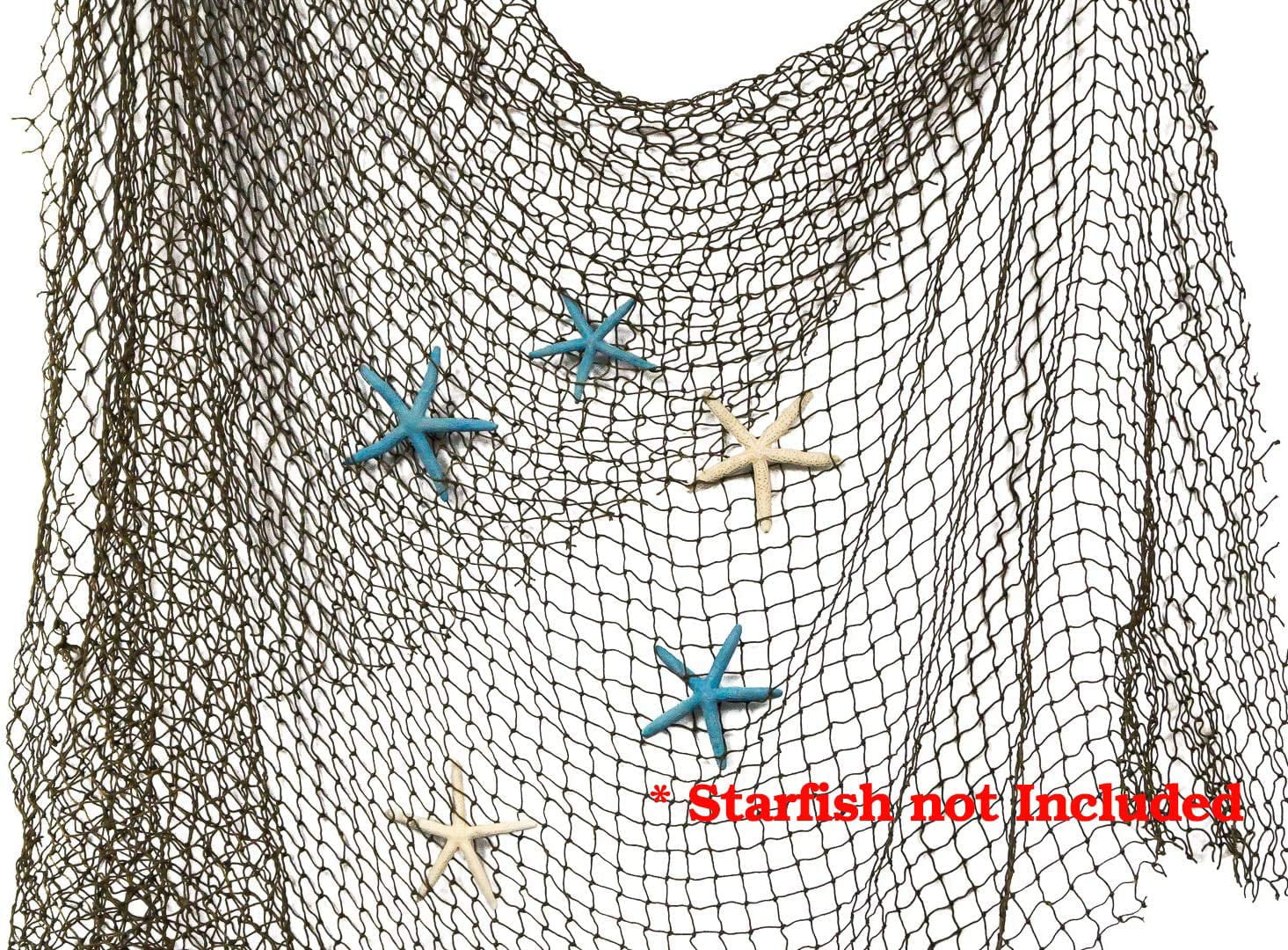 Nautical Fishing Net, Authentic Decorative Fish Net 5' x 10