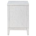 thumbnail image 4 of Leva Nightstand, 28 Inch, Distressed White Acacia Wood, 2 Drawers, 4 of 7