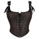 thumbnail image 1 of Mujeres Casual Sexy Eyelet Lace-up Court Vintage con cremallera Hombros Correas Corsé Chaleco Tops Fridja  nalpqowj30002, 1 of 8