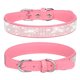 thumbnail image 1 of 1. Nuevo collar de perro con diamantes de imitación de cristal, hebilla de diamante brillante, 5 ojos ajustables., 1 of 5
