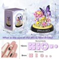 thumbnail image 6 of Flower Bouquet Building Sets,548 PCS Mini Bricks Building Blocks Toy for Adults, Valentine's Day for Her, 6 of 7