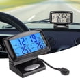 thumbnail image 1 of Accesorios para automóviles Electrónica Interna y externa Temperatura dual Reloj para automóvil Reloj Termómetro para automóvil Estilo luminoso para automóvil,, kaili Sencillez, 1 of 4