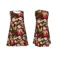 thumbnail image 7 of Balery Leaf And Fruit Pattern Women’s Summer Dresses – Loose Sleeveless Sundress, Casual and Comfortable Beach Dress for Hot Days, 7 of 7
