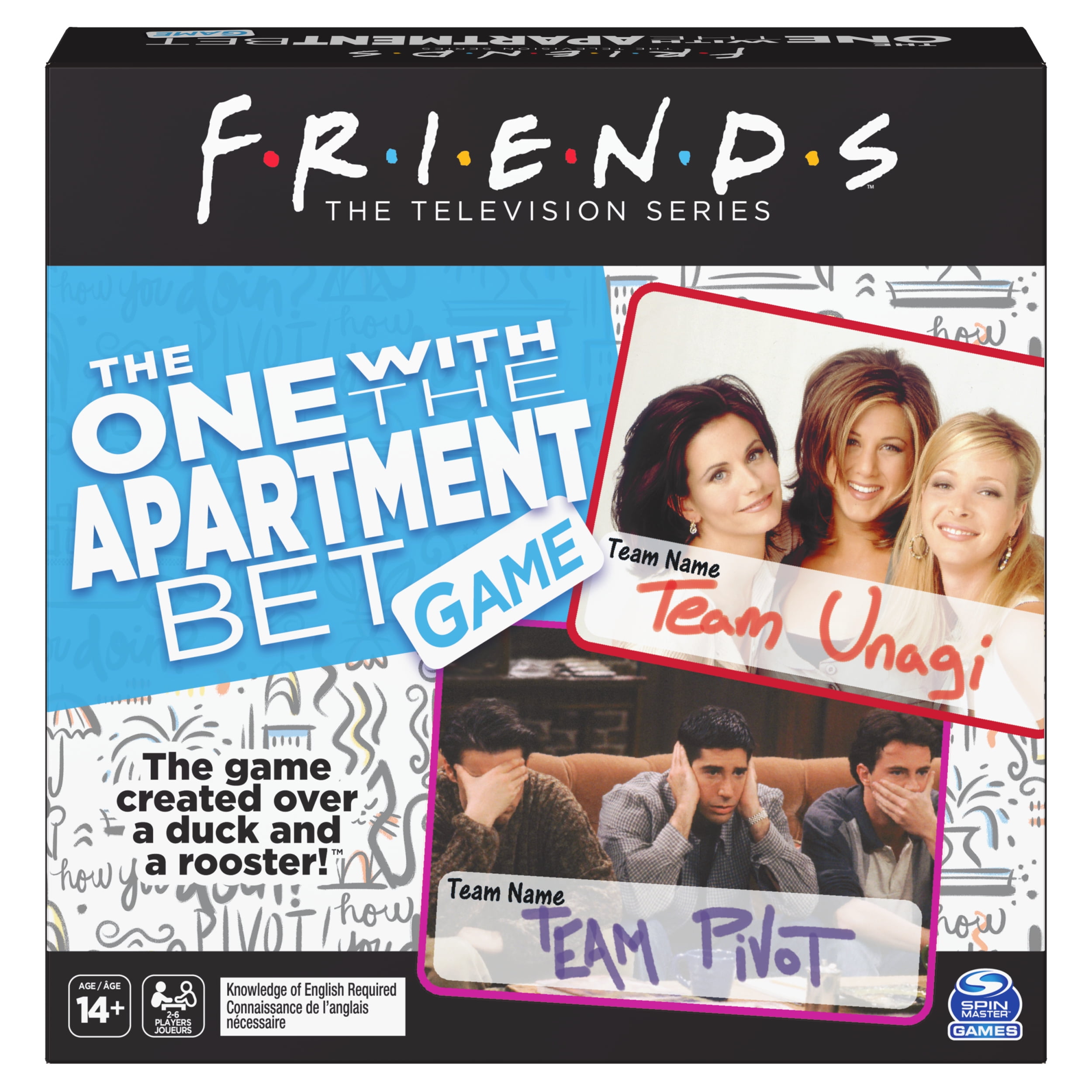 The One With The Apartment Bet Game Friends The TV Series Board Game
