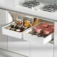 thumbnail image 6 of Stackable Slide Out Cabinet Baskets Sturdy Kitchen Dishes Storage Drawer Organizers Practical Pull Out Holder Rack, 6 of 9
