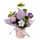 thumbnail image 1 of Ramo de flores de ganchillo hecho a mano, ramo de punto artificial, girasol falso, clavel, tulipán, flores de hojaldre, regalos para madre, esposa en cumpleaños, aniversario, 1 of 8