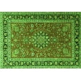 thumbnail image 1 of Ahgly Company Indoor Rectangle Medallion Green Traditional Area Rugs, 7' x 9', 1 of 1