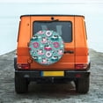 thumbnail image 2 of Daiia Swimming Bulldog Tire Covers , Travel Trailer Camper Truck SUV Motorhome Waterproof Wheel Cover, Sun Rain Snow Protector-15 inch, 2 of 8
