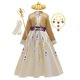 thumbnail image 1 of Frozen Elsa Anna Baby Girls Dress Cosplay Snow Queen Princesa Vestidos Niños Disfraz de Halloween Conjunto de ropa para fiesta de cumpleaños Prom3T (Etiqueta 110) Gao Jinjia LED, 1 of 2