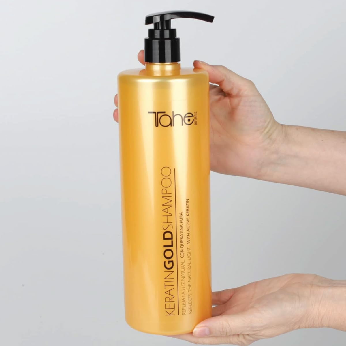 Tahe Keratin Gold Big Kit - Shampoo 1000ml + Mask 1000ml