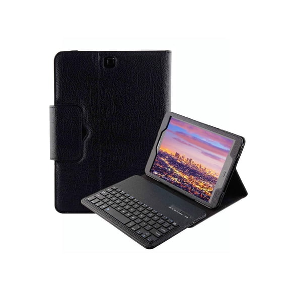 Keyboard Case for Galaxy Tab S2 8.0 Inch Model SM-T715 / SM-T713 / SM-T710 Folio PU Leather Stand Case Cover with Detachable Wireless Keyboard