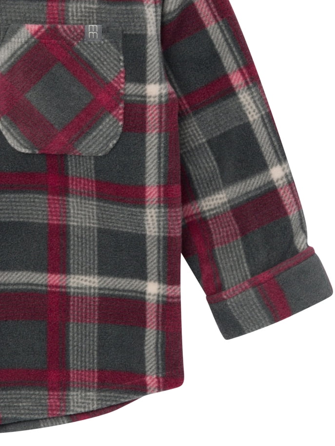 Modern Moments by Gerber Toddler Boy Microfleece Shacket, Sizes 12M-5T