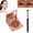 Orange, variant on Colored Clay CC Undereye Corrector, Hydrating Concealer with Brush for Dark Circles Blemishes Mature Skin.(Orange)