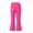 Hot Pink, variant on Liyamei Girls School Uniform Pants Elastic Waist Twill Bootcut Trousers Everyday Wear for 5-15 Years