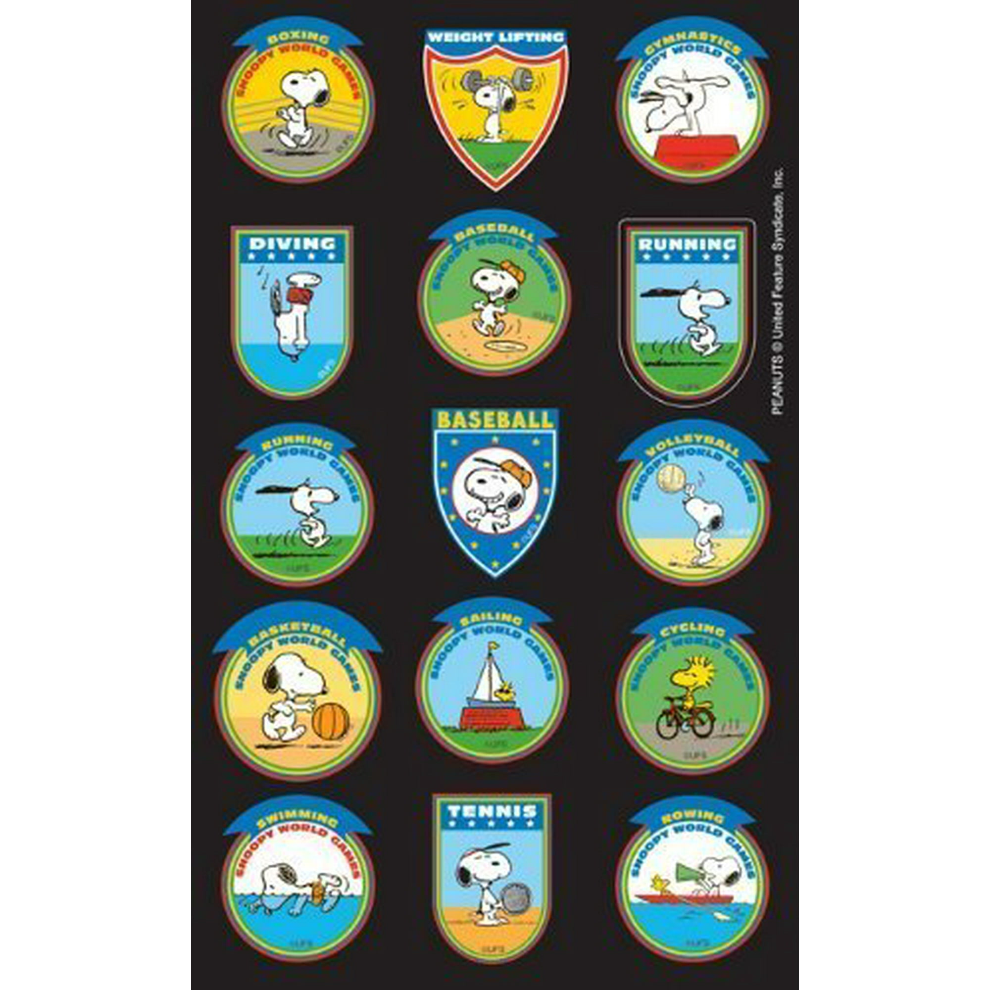 Sandy Lion Peanuts Snoopy And Woodstock World Games Stickers 2 Sheets Walmart Canada