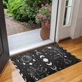thumbnail image 2 of Black Gothic Sun Moon Hand Pattern Door Rugs,Washable Non Slip Door Mats Indoor,Decorative Door Mats,Entry Mat Indoor for Entrance,Bedroom,Kitchen,Bathroom,17"x30", 2 of 6