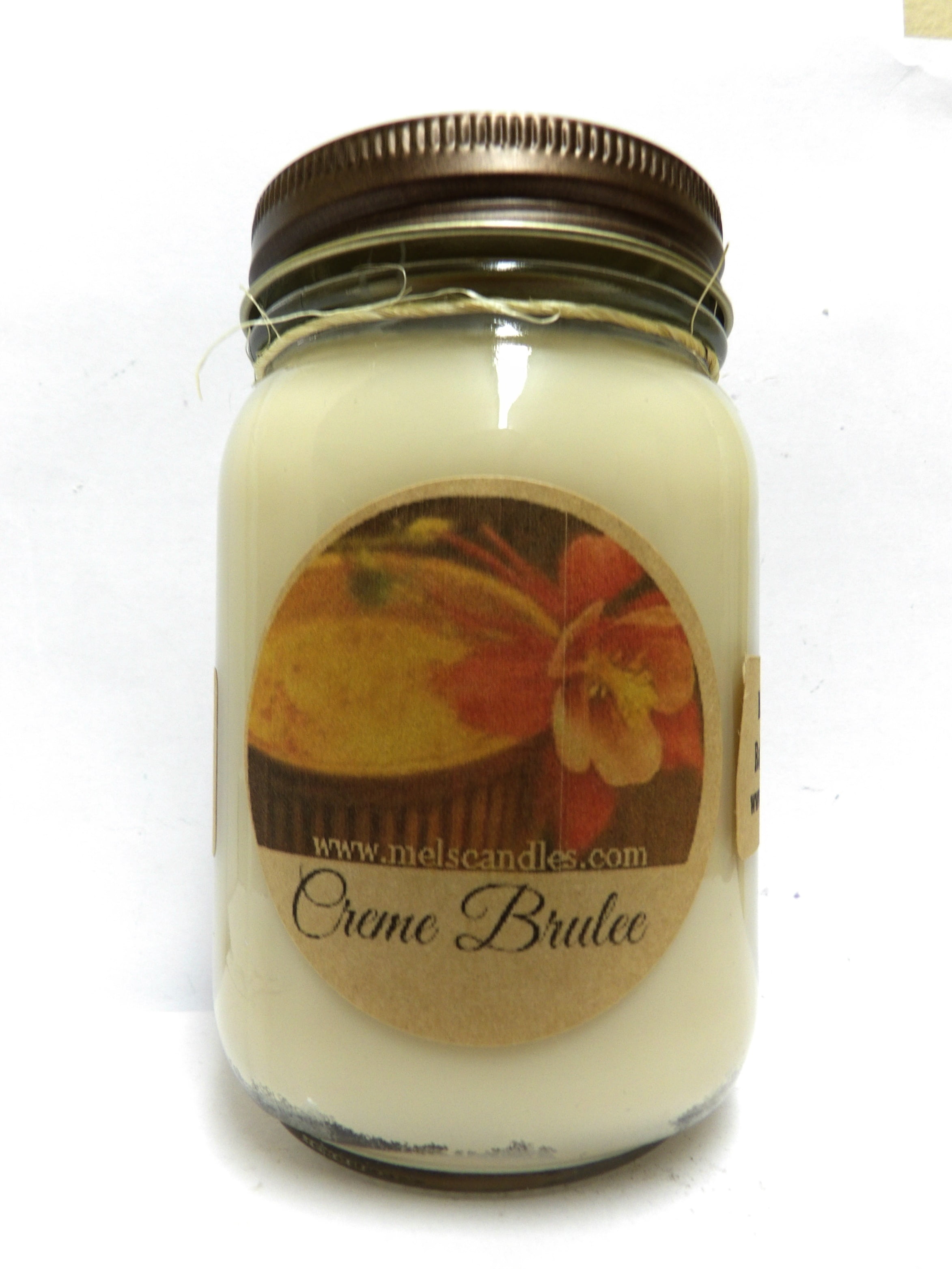 Creme Brulee 16 ounce Soy Candle Handmade in USA 