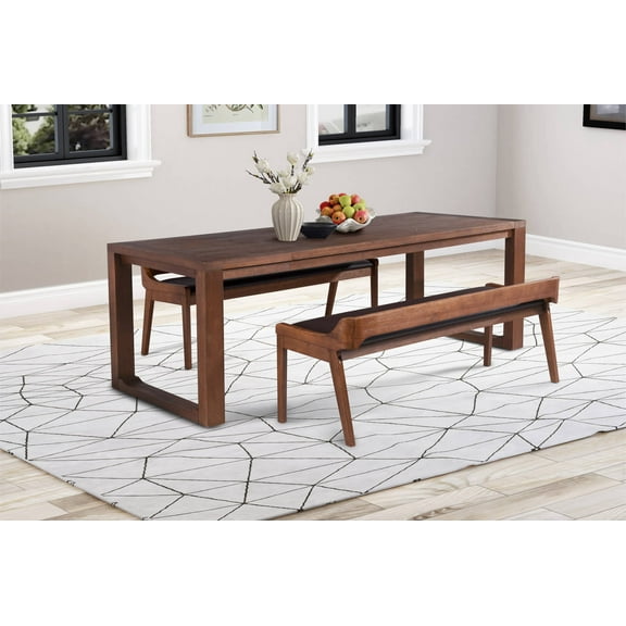 Boraam Rasmus 3pc Dining Set - Chestnut Wire-Brush Finish