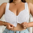 thumbnail image 3 of Versatile Front Closure Strapless Bra Everyday Comfort & Casual Wear; Supportive Wire-Free Ideal Push-Up For Smooth Invisible Look(White-I,105C), 3 of 5