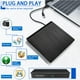thumbnail image 3 of Haiway Unidad de DVD externa, USB 3.0 Tipo-C Grabadora de CD CD portátil DVD +/-RW Unidad óptica Slim CD DVD ROM Regrabadora Reproductor de CD/DVD Lector para computadora portátil Computadora MacBook, 3 of 5