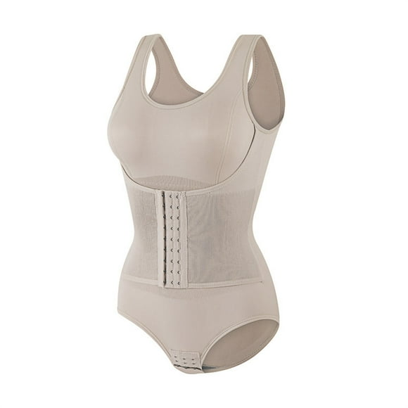 Breezora Full Body Shaper For Women Tummy Control Shapewear One Piece Girdle Butt Lifting Bodysuit Torso Slimming Under For Beige