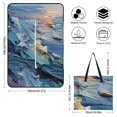 thumbnail image 2 of Marble Texture Outdoor Picnic Blanket, Foldable Waterproof Beach Mat, Portable Beach Blanket for Beach Camping, Hiking, Family Concerts, 2 of 8