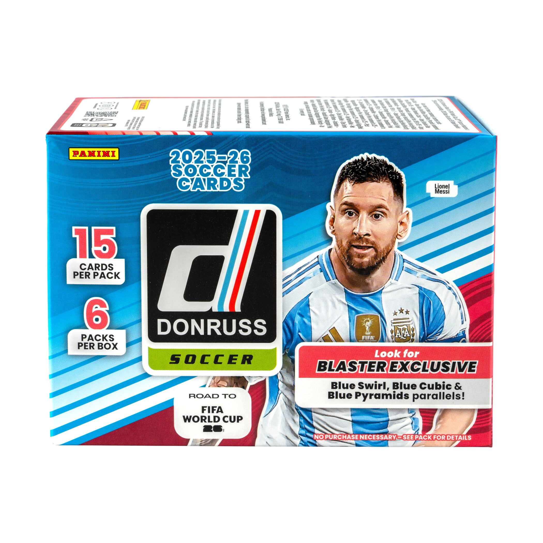 2025-2026 Panini Donruss Road to FIFA World Cup 26 Soccer Trading Cards Blaster Box