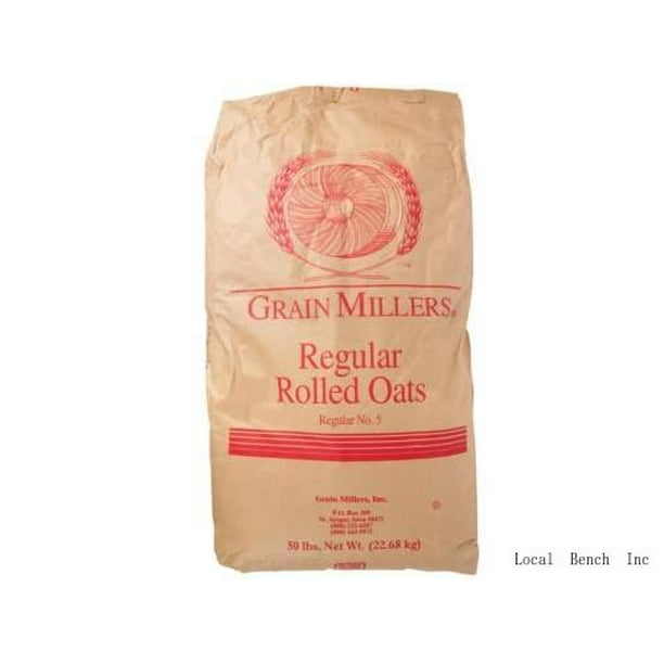 Grain Millers Oats In Bulk For Oatmeal 25 Or 50 Bundles By (Regular